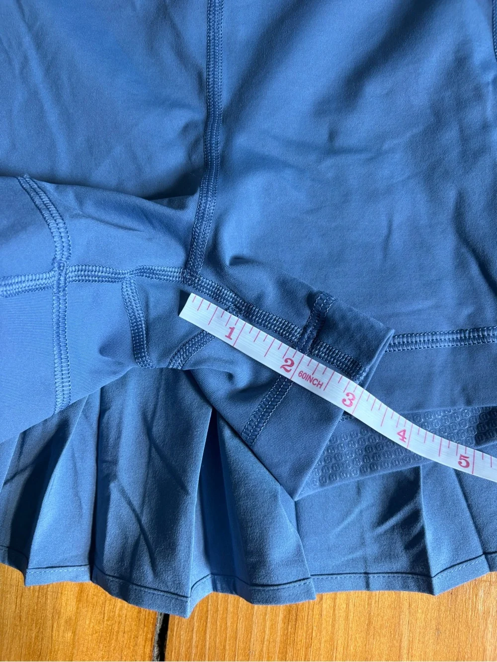 Lululemon High-Rise Pleated Tennis Skirt Oasis Blue, Size 4 - Skort Slate Gray
